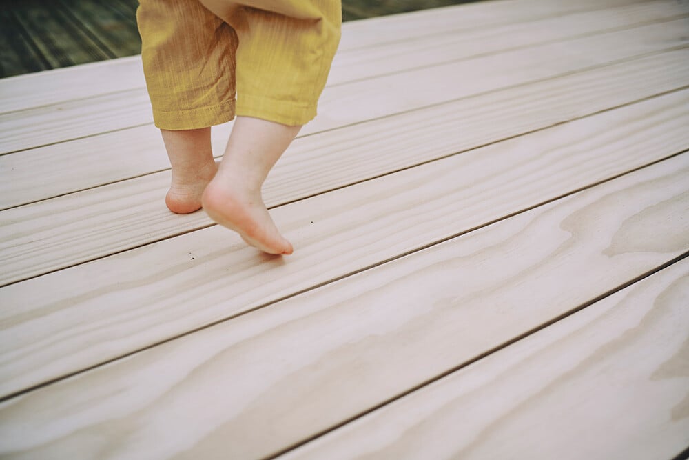 Accoya natural decking