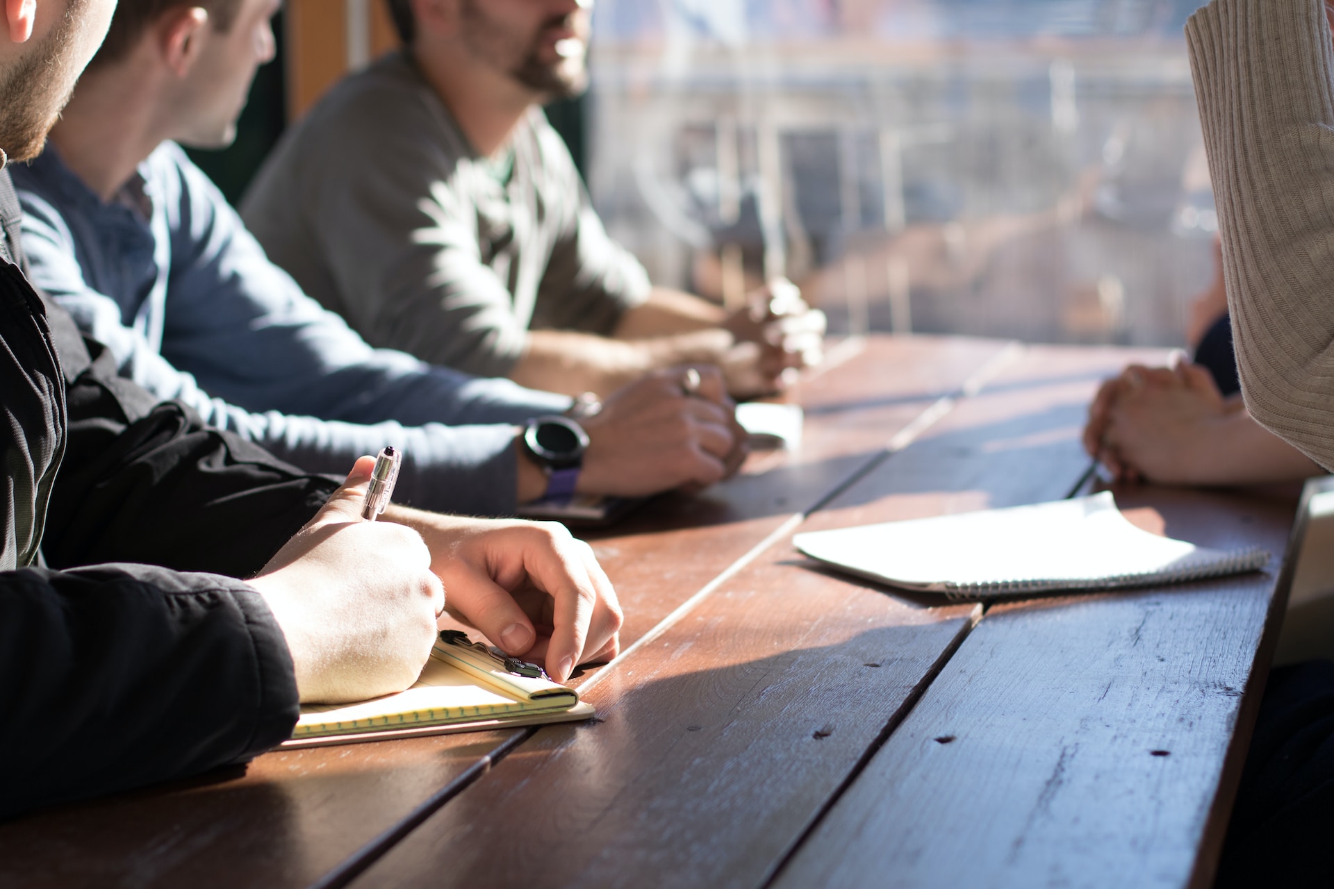 group at table