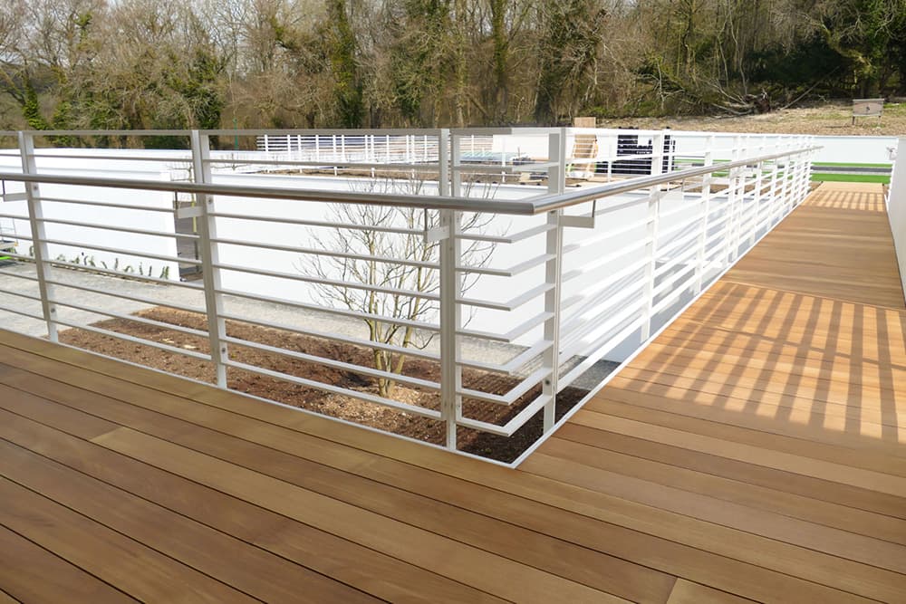 Iroko-decking-walkway